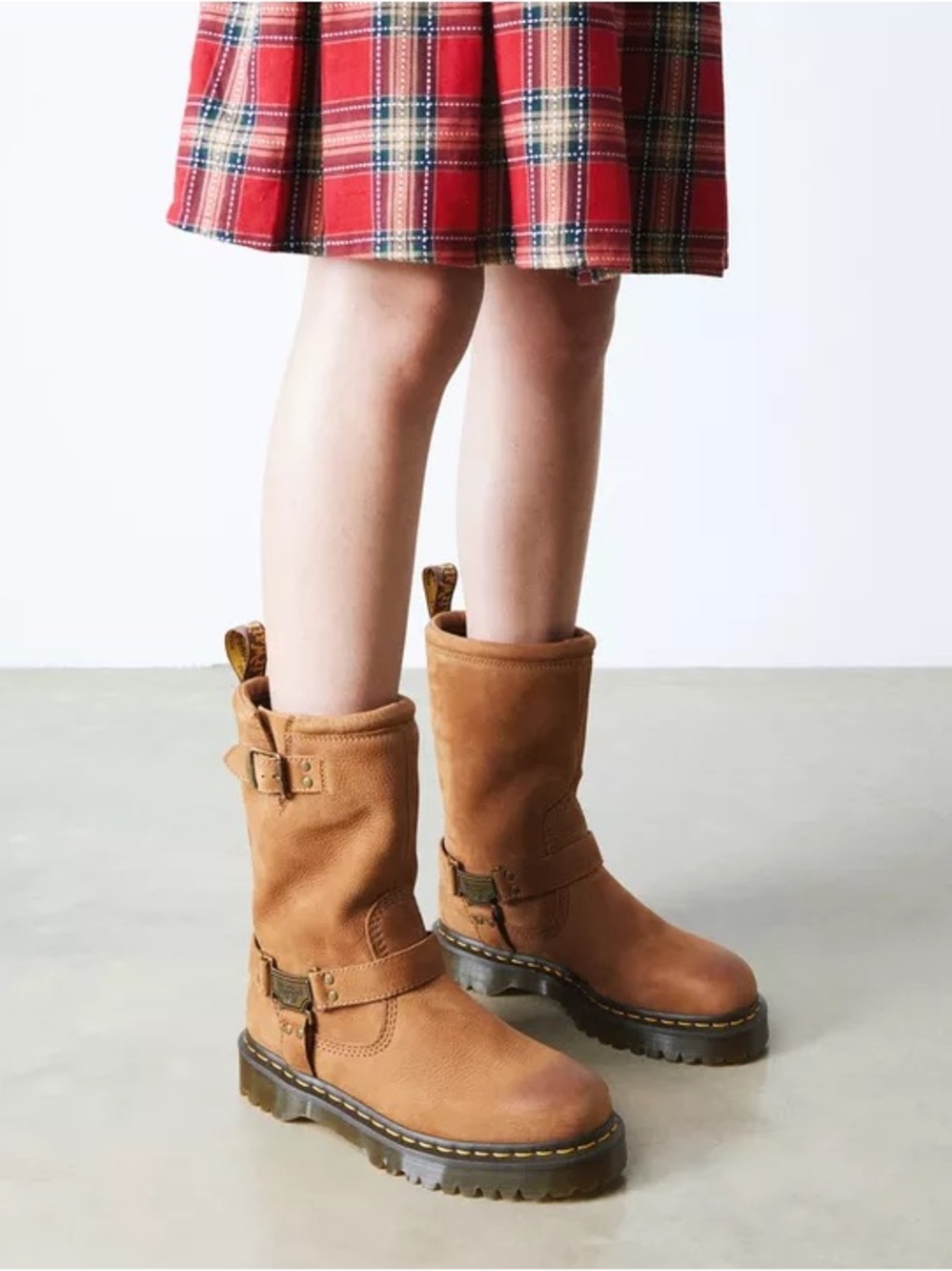 Dr. Martens Anistone Hi Desert Brown Biker Boots Women’s 9 Men’s 8 EU 41
